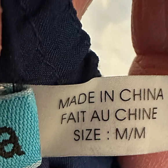 NWT Alice + Olivia Blue White Paisley Floral Silk Halter Y2K Top Blouse Medium - Picture 12 of 16